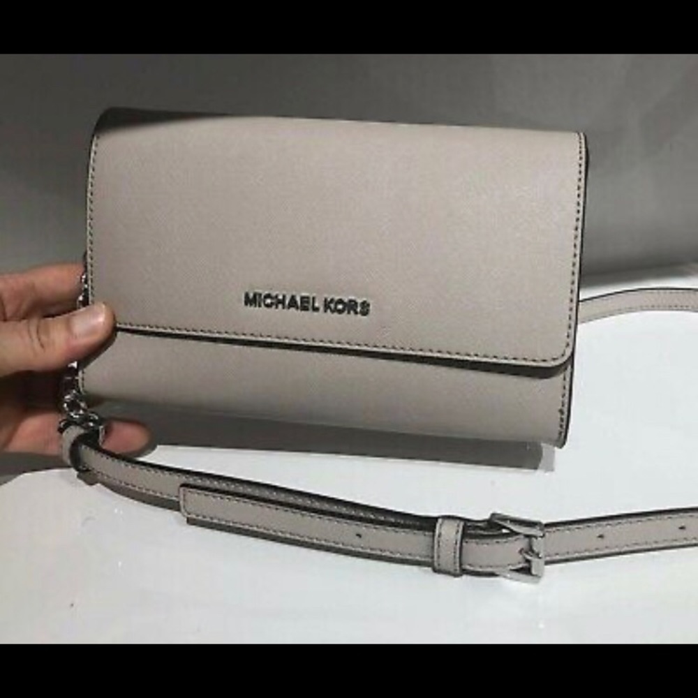 Michael Korda Grey Crossbody